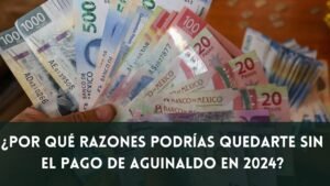 ¿Por qué razones podrías quedarte sin el pago de aguinaldo en 2024?